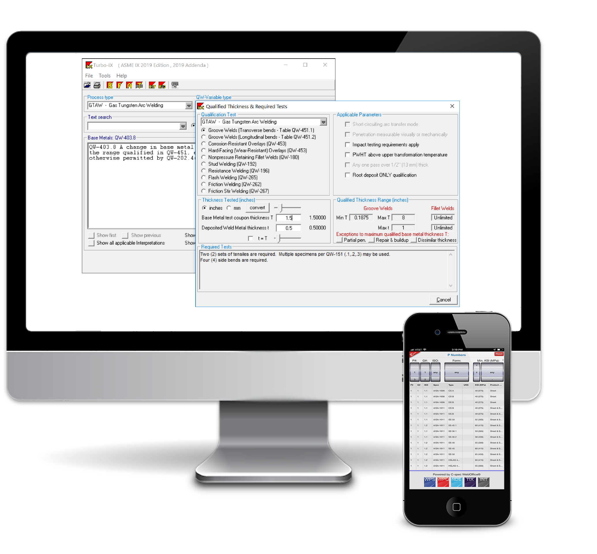 C-spec Weldoffice Turbo-IX